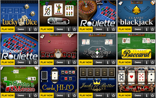  table casino games