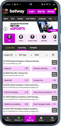  betway mobile esports