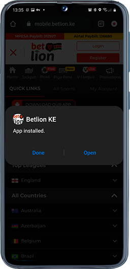  betlion app install