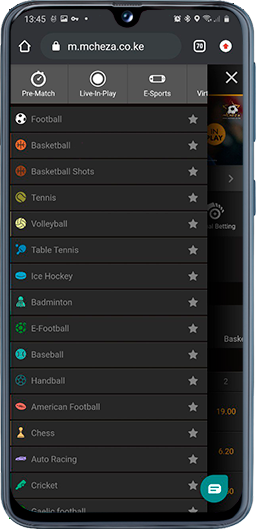  mcheza mobile sports