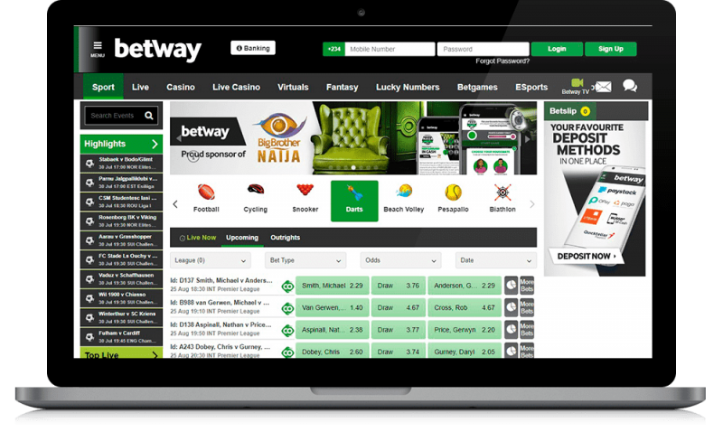  betway darts