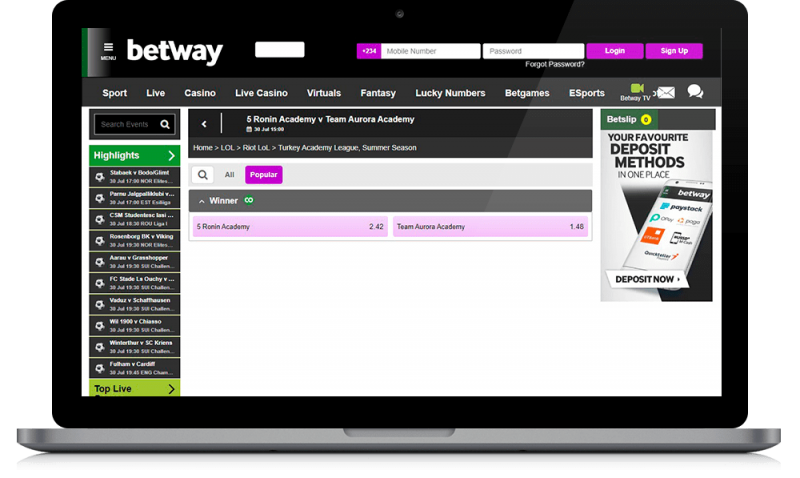  betway esport