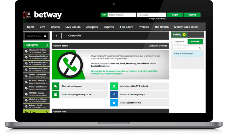  betway support