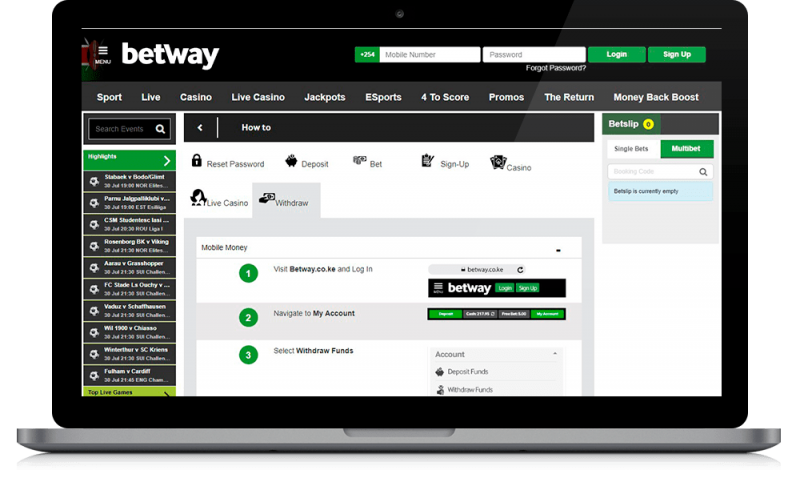  betway withdrawal