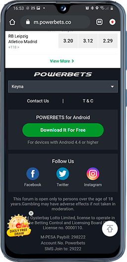 Download powerbet app