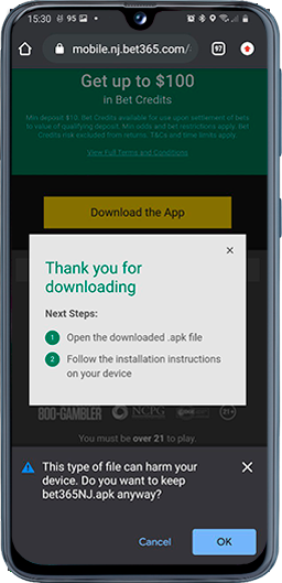  bet365 app install